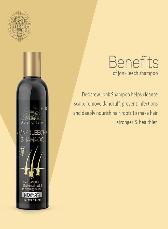 DESICREW Desi Crew Jonk (leech) Shampoo For Control Hair Fall & Fast Regrowth Shampoo 100 ml - Image 5