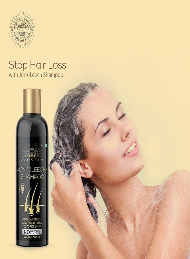 DESICREW Desi Crew Jonk (leech) Shampoo For Control Hair Fall & Fast Regrowth Shampoo 100 ml - Image 3
