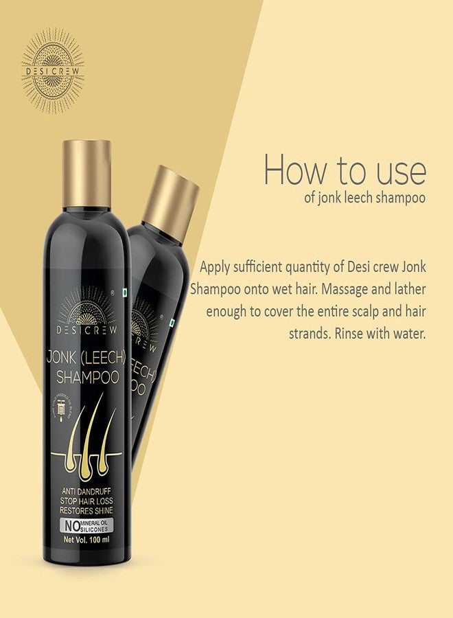 DESICREW Desi Crew Jonk (leech) Shampoo For Control Hair Fall & Fast Regrowth Shampoo 100 ml - Image 4