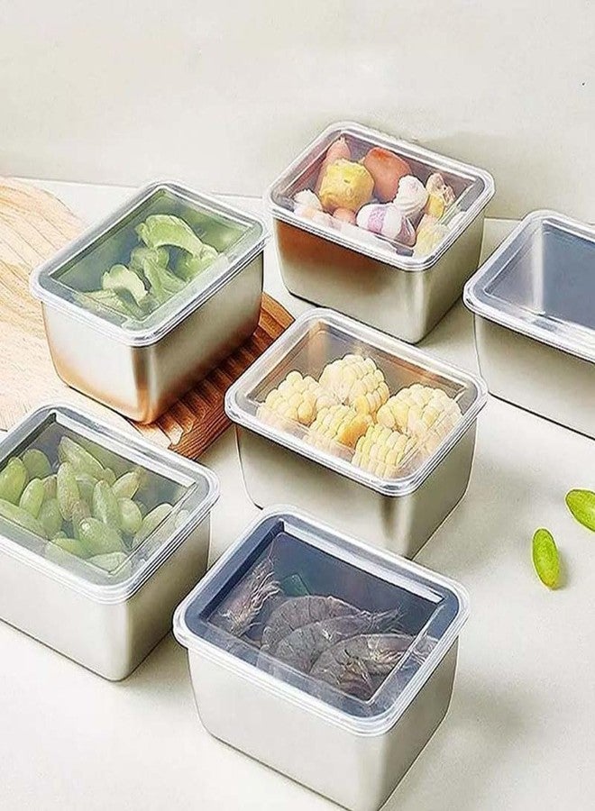 Cazuela Stainless Steel Food Storage Containers | Airtight & Leakproof Metal Container for Safe Food Storage,Safe, Airtight & Leakproof Lunch Box (4) - Image 2