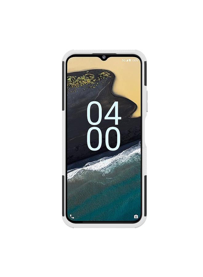 S-TOP Case For Nokia G100 Tire Texture TPU + PC Phone Case with Holder - Image 3