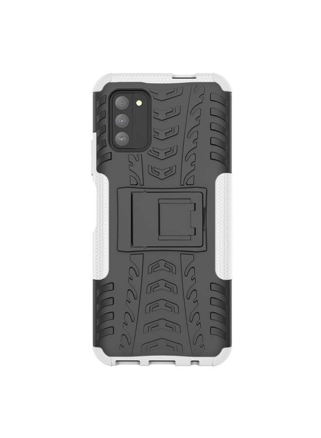 S-TOP Case For Nokia G100 Tire Texture TPU + PC Phone Case with Holder - Image 2