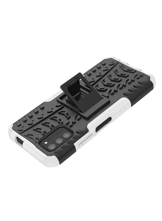 S-TOP Case For Nokia G100 Tire Texture TPU + PC Phone Case with Holder - Image 5