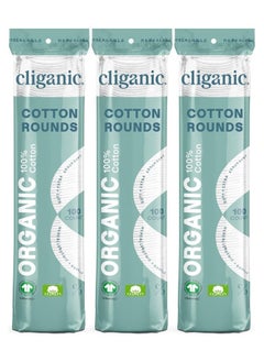 Organic Cotton Rounds (100 CountX3) PACK OF 3, Makeup Remover Pads, Hypoallergenic, Lint-Free | 100% Pure Cotton - pzsku/Z2E84667862D894ADDAFAZ/45/_/1740149589/960b6de2-deeb-4974-939b-6c40a23ae38a