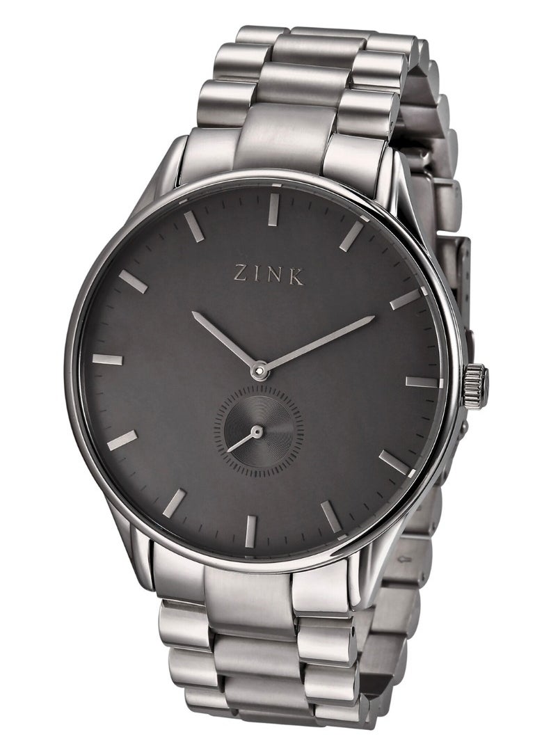 Zink ZINK ZK130G5S-36 ELEGANT TIMEPIECE - MODERN MEN'S WATCH WITH SILVER BAND & BLACK DIAL  - Image 3
