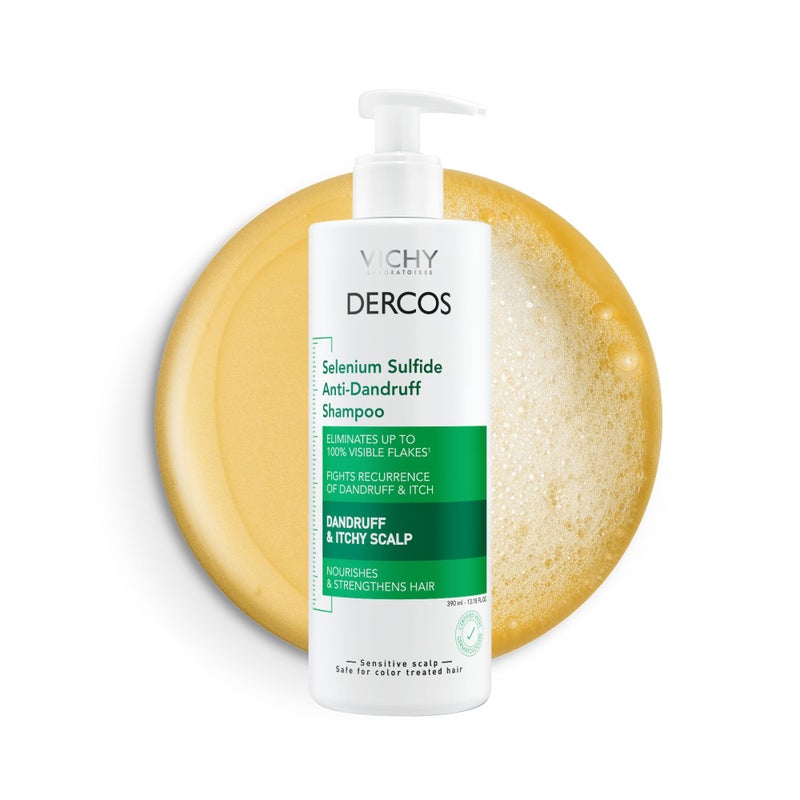Dercos Dercos Anti Dandruff Shampoo Dry Scalp Treatment and Itch Relief Prescription Strength Comparable to 2 Ketoconazole for Mild to Severe DandruffProne Hair  Flaky Itchy Scalps 135 Fl Oz 