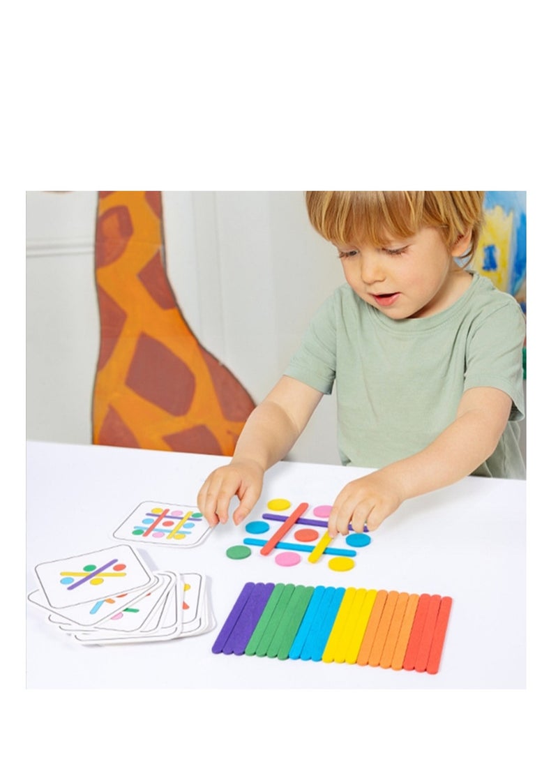 general Children Educational Toy Space Placement Shape Color Game Montessori Developmental Toys for Kids - Image 5