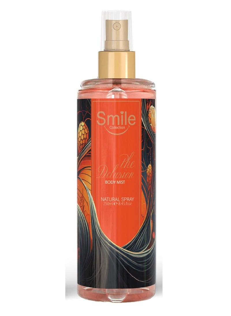 بخاخ معطر للجسم من ديلوجن - بخاخ معطر للجسم يدوم طويلاً، عضوي، خالٍ من الكحول، مرطب للبشرة، 250 مل