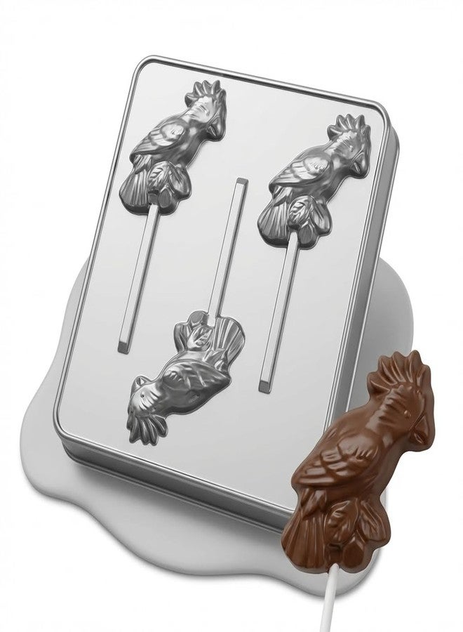 Lollipops Tropical Bird Cockatoo Lollipop Chocolate Candy Mold 3346 - Image 3