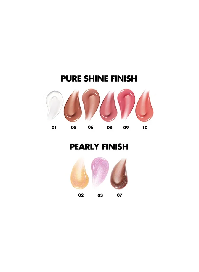 MAKE UP FOR EVER SUPER BOOST LIP GLOSS - 01 (Crystal)