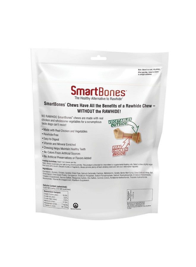 SmartBones Medium Chews, Treat Your Dog to a Rawhide-Free Chew Made with Real Meat and Vegetables, 4 Count - Image 2