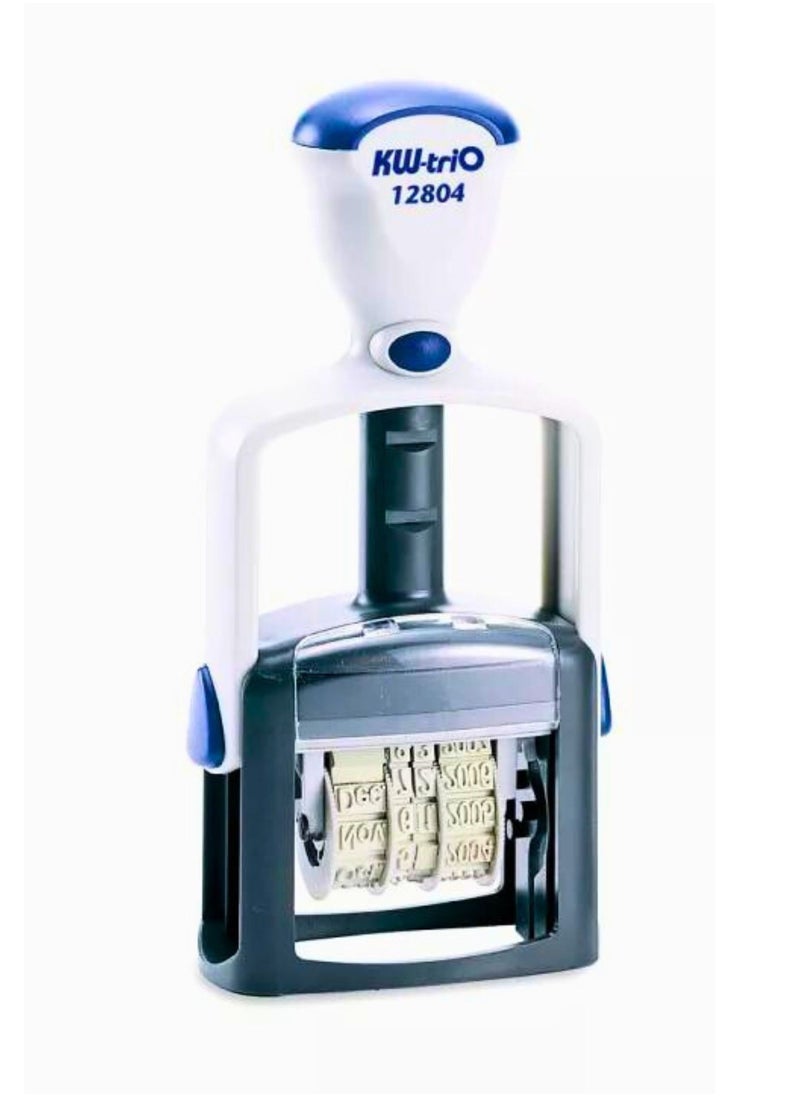 Kw-trio Self Ink Stamp Received With Date Blue/Red  - Image 2