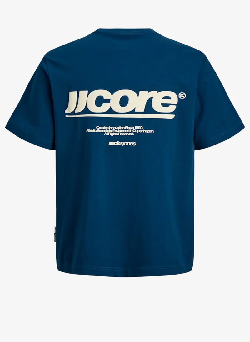 جاك وجونز جونيور تيشيرت شبابي بطبعة جرافيك وياقة مستديرة