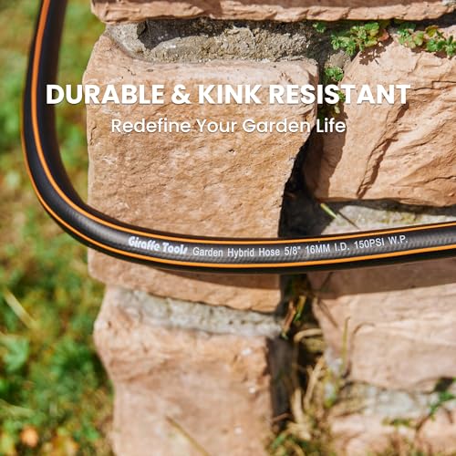 Giraffe Tools Leader Hose 6ft x 5/8", Short Water Hose for Hose Reel Connecting, Lightweight, Flexible with Female Female Fittings - Image 5