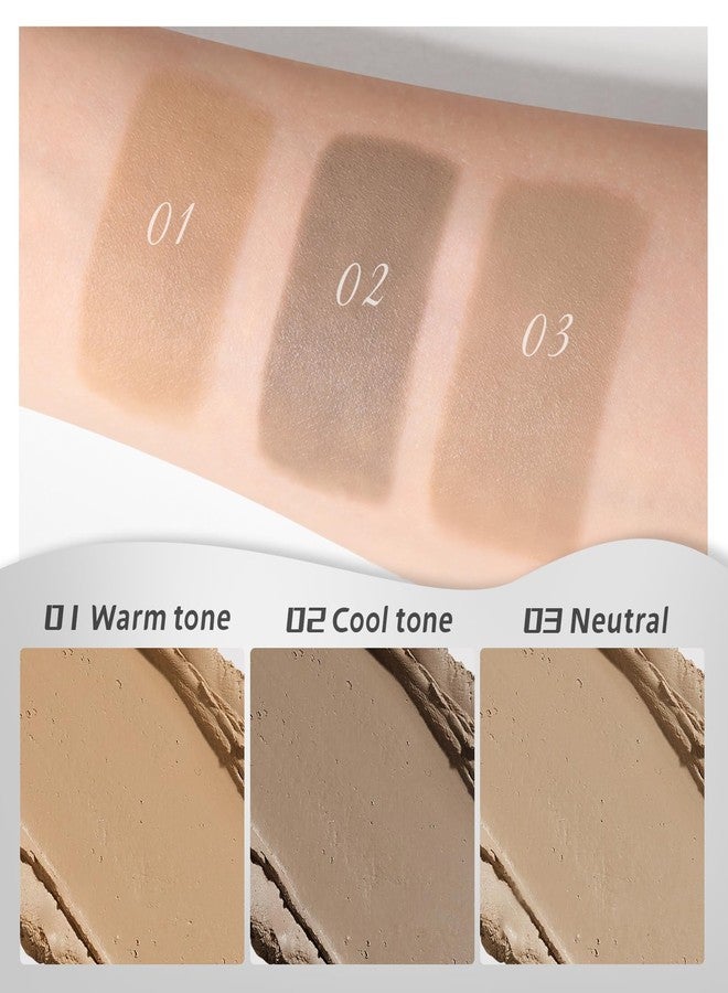 DAGEDA Neutral Contour Stick,Cream Contour Makeup with Brush,Lightweight, Blendable, Longlasting Creamy Bronzer Stick, Matte Finish Natural Face Contouring Makeup - Image 4
