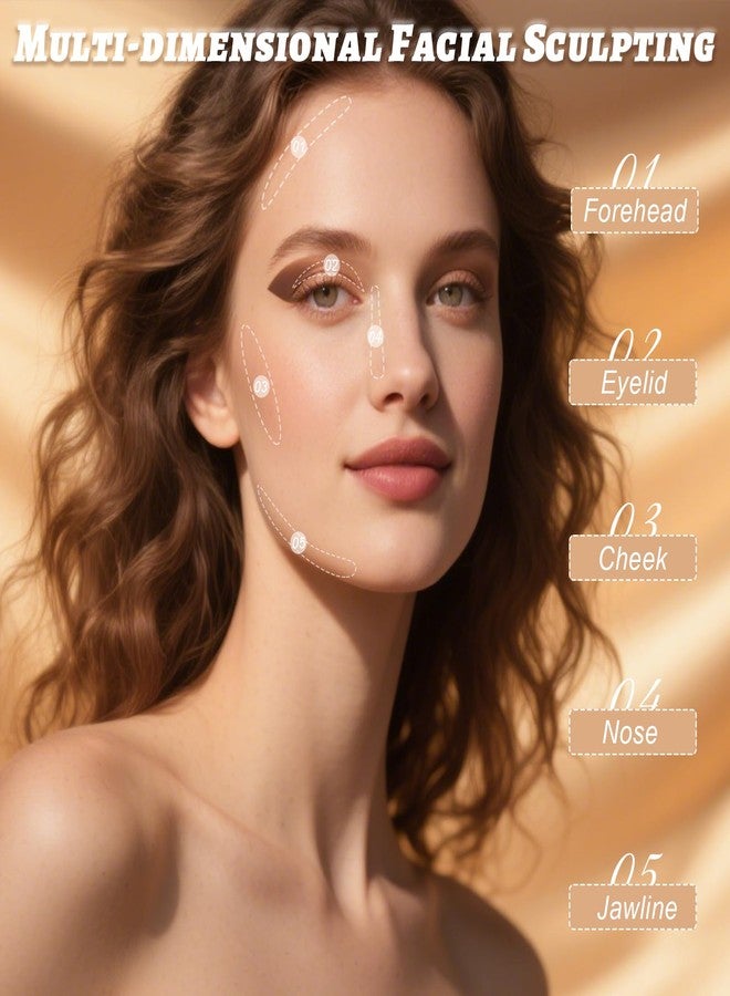 DAGEDA Neutral Contour Stick,Cream Contour Makeup with Brush,Lightweight, Blendable, Longlasting Creamy Bronzer Stick, Matte Finish Natural Face Contouring Makeup - Image 3