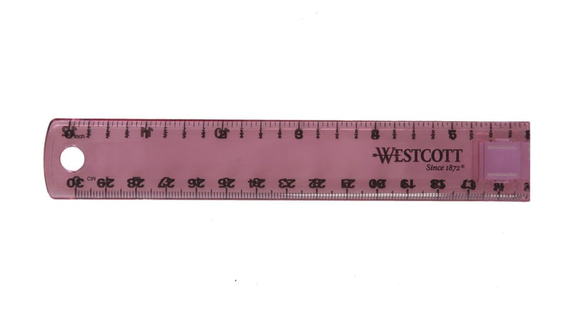 Westcott Acme Westcott Plastic Folding Ruler, Colors Vary (15390) - Image 3