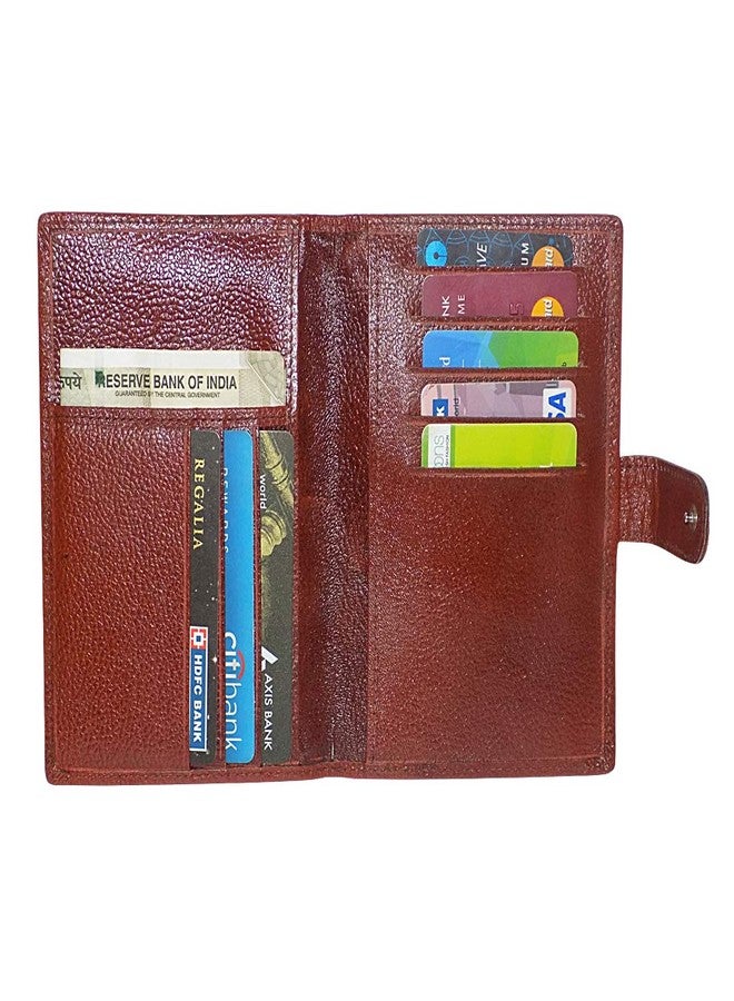 STYLE SHOES Brown Smart and Stylish Leather Passport Holder - Image 5