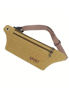 Goolsky 1pc Men'S And Women'S Chest Bag With Large Capacity, Versatile Canvas Multifunctional Waist Bag  - Image 4