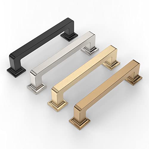 9BUILD 20 Pack 3.75 Inch Matte Black Cabinet Pulls - Kitchen Handles for Cabinets, Cupboards, and Drawers - Hardware - Image 2
