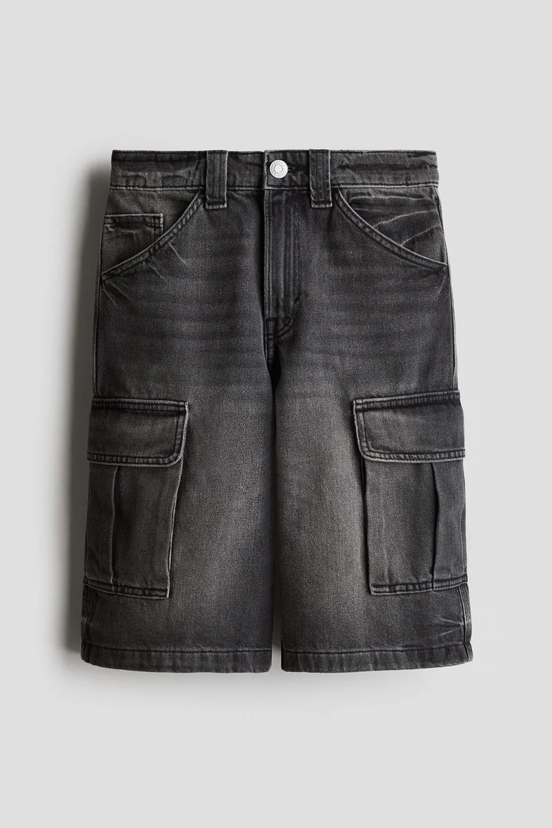 H&M Cargo denim shorts