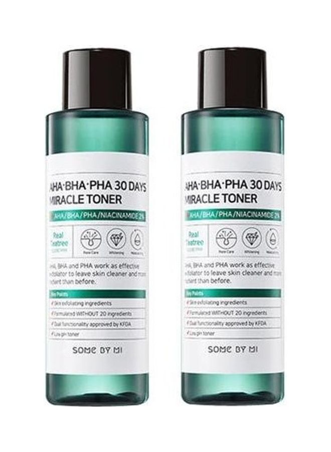 2 Piece AHA BHA PHA 30 Days Miracle Toner 150ml