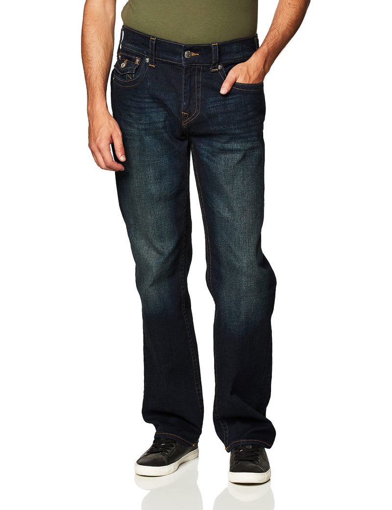 True Religion Men's Ricky Straight Leg Jean with Back Flap Pockets, GGJD Last Call, 32 - Image 1