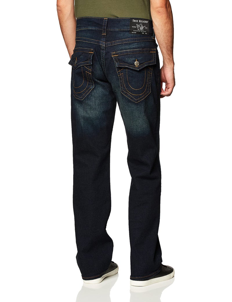 True Religion Men's Ricky Straight Leg Jean with Back Flap Pockets, GGJD Last Call, 32 - Image 3
