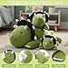 SQEQE Weighted Triceratops Dinosaur Plush Weighted Stuffed Animal Dinosaur for Comforting Hugs Soft Plushie Toy Pillow Gift for Kids Valentines Birthday Decoration 138 Inch 17 Lb - Image 4