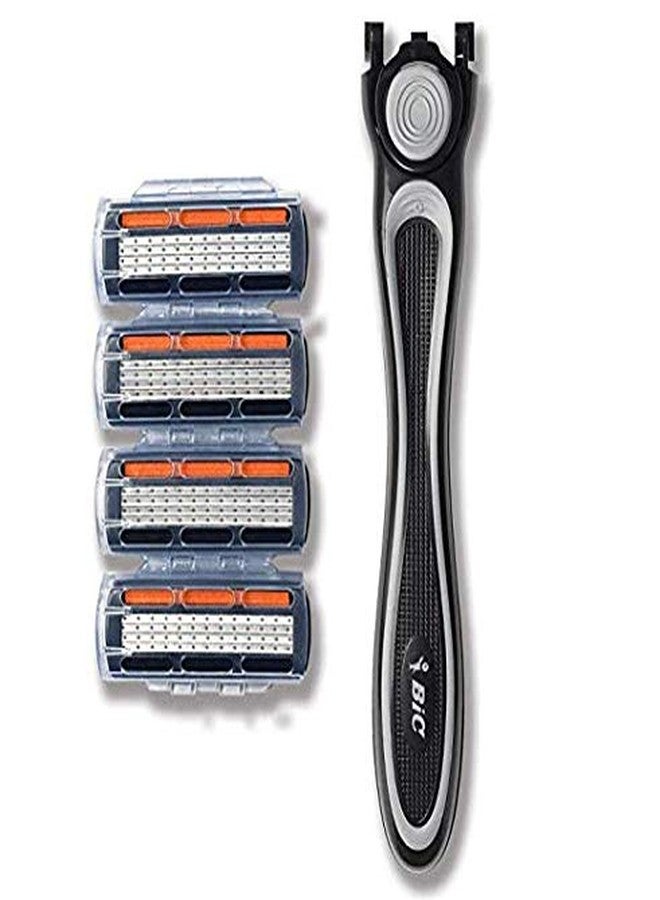 Bic Hybrid 4 Advance For Men, Disposable 4-Blade System 1 ea (Pack of 6) - Image 3