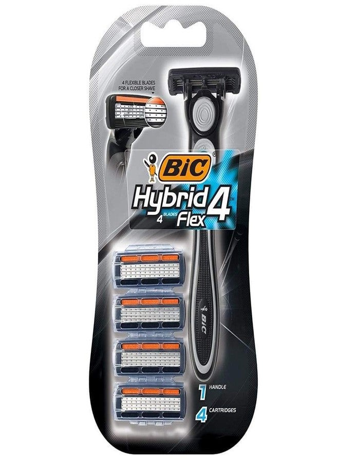 Bic Hybrid 4 Advance For Men, Disposable 4-Blade System 1 ea (Pack of 6) - Image 1
