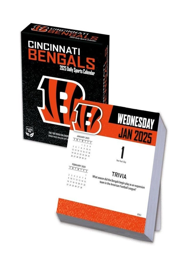 Turner Licensing Turner Sports Cincinnati Bengals 2025 Box Calendar (25998053034) - Image 1