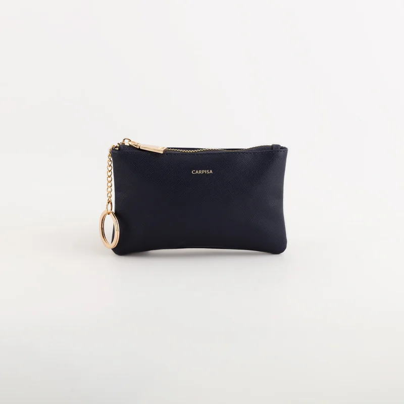 CARPISA Women's Keyring Coin Purse Loto V2 Wallet Navy Blue