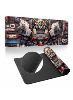 Gundam Mouse Pad Oversized Machine Warfare Boys Science And Technology Sense Computer Keyboard Pad Learning Games Dormitory Non-Slip Table Pad-Color:300*600*3mm-Pattern:Up To ① Section 8