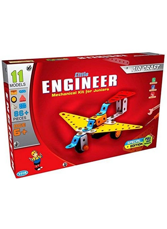 Nabhya - Nabhya Engineer Mechanical Kit - Aircraft-Set - Educational Toy Building Blocks Construction Set for Junior Educational Toys(Age 5 to 12) - Image 1