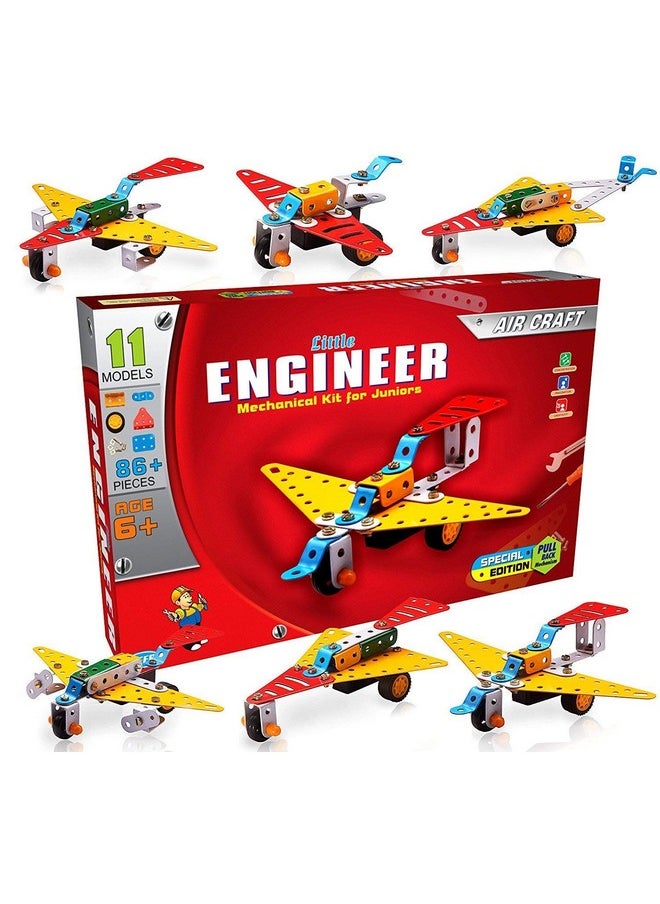 Nabhya - Nabhya Engineer Mechanical Kit - Aircraft-Set - Educational Toy Building Blocks Construction Set for Junior Educational Toys(Age 5 to 12) - Image 1
