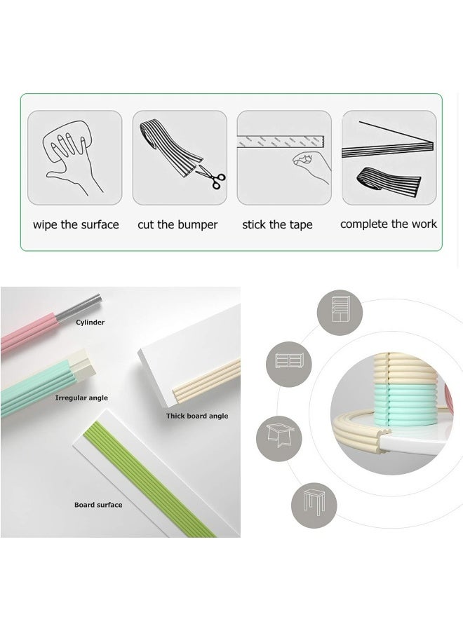 M2cbridge حماية زوايا وحواف متعددة الوظائف M2cbridge لحماية الأطفال 6.5 قدم (بني) - Image 4