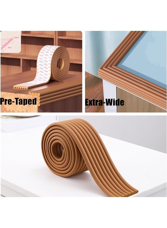 M2cbridge حماية زوايا وحواف متعددة الوظائف M2cbridge لحماية الأطفال 6.5 قدم (بني) - Image 2