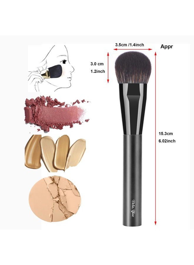 vela yue Face Cheek Contour Makeup Brush Foundation Blusher Bronzer Cream Crease Contouring Highlighting Brush - Image 4
