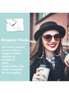 Generic Mask Necklace Glasses Chain Lanyard for Women, Stylish Eyeglasses Chains, Beaded Sunglass Eye Glass Chain Holder  - Image 3