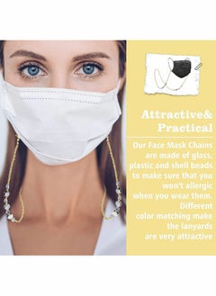 Generic Mask Necklace Glasses Chain Lanyard for Women, Stylish Eyeglasses Chains, Beaded Sunglass Eye Glass Chain Holder  - Image 4