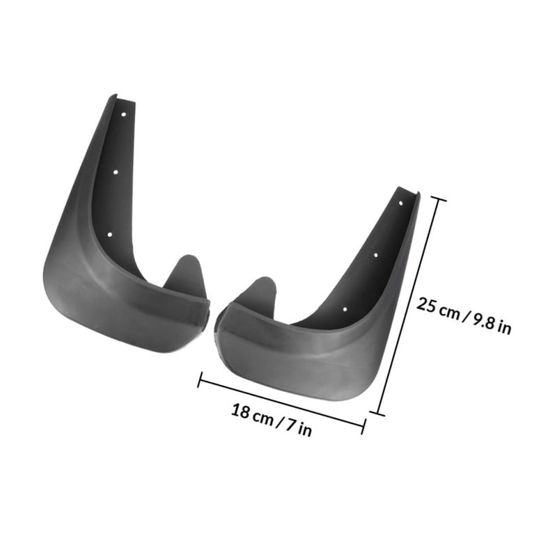 Universal 8Pcs Small Size Rear Wheel Mud Flaps Splash Guards For Cars SUVs Trucks - Image 3