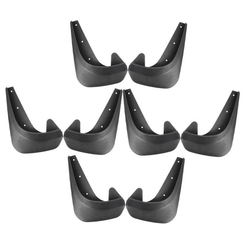 Universal 8Pcs Small Size Rear Wheel Mud Flaps Splash Guards For Cars SUVs Trucks - Image 2