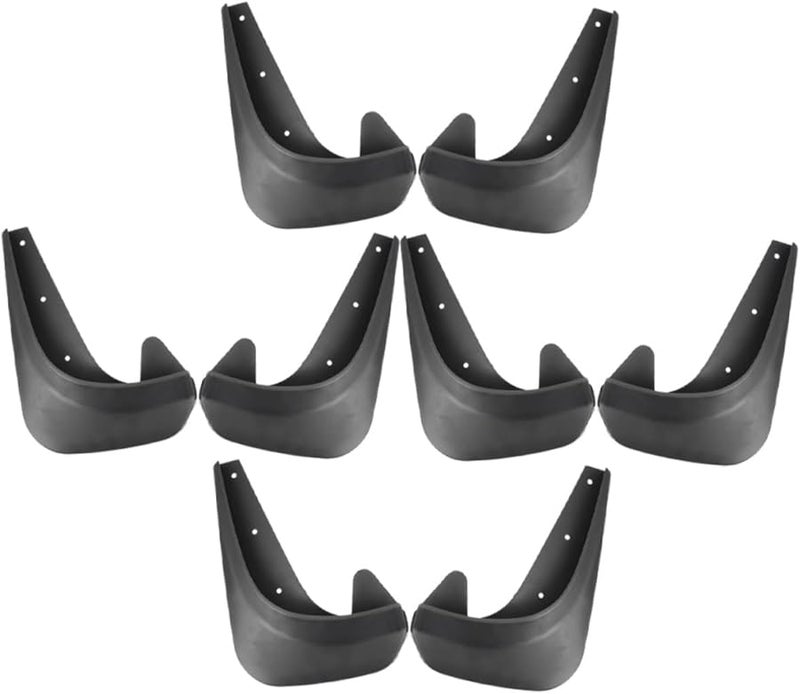 Universal 8Pcs Small Size Rear Wheel Mud Flaps Splash Guards For Cars SUVs Trucks - Image 1