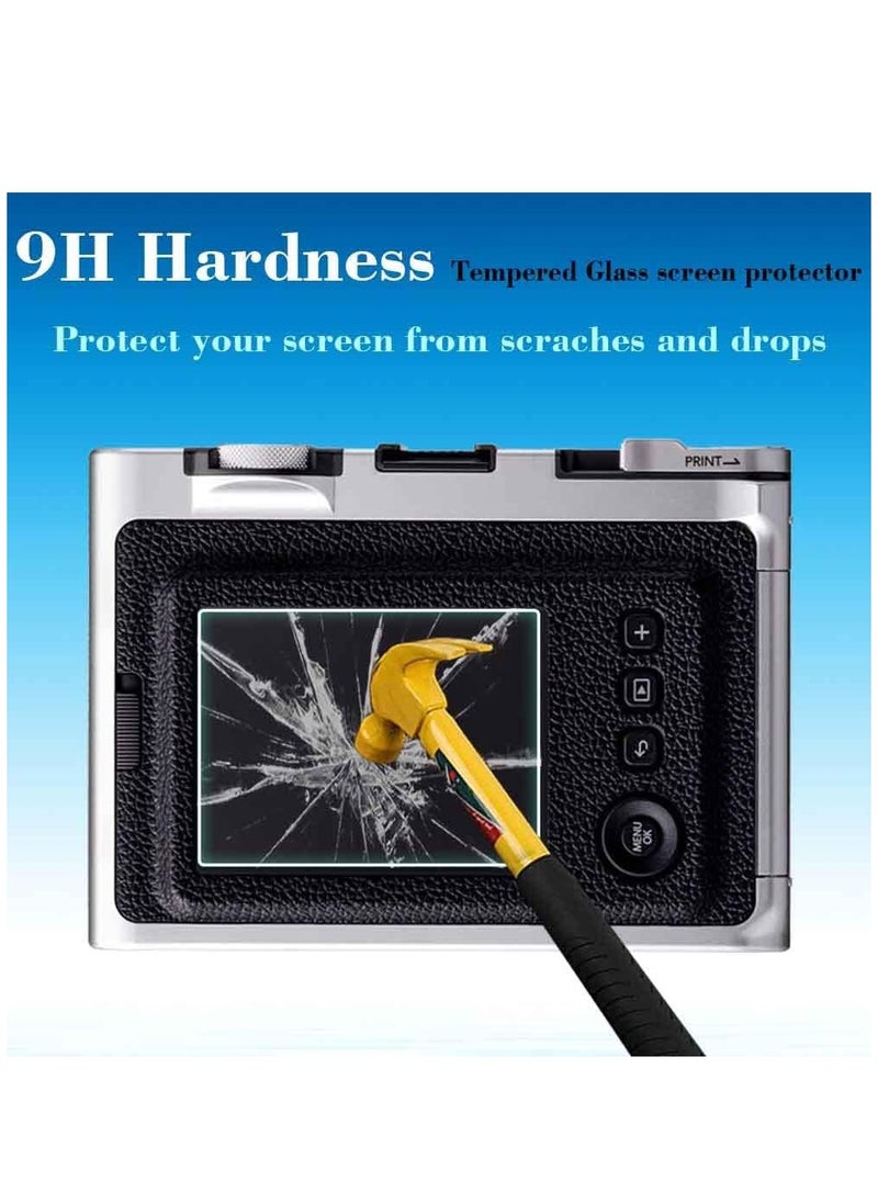 Generic - 2 Pack Camera Screen Protector Compatible with Fujifilm Instax Mini Evo & X-PRO1 Camera/ Ultra-Thin Anti-Fingerprint Anti-Scratch 9H Hardness 2.5D Rounded Edges Tempered Glass Protector - Image 1