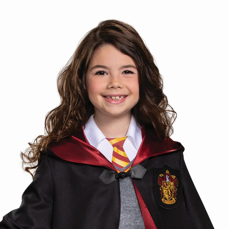 Disguise Harry Potter Hermione Granger Deluxe Girls Costume, Black & Red, Kids Size Medium (7-8) - Image 2