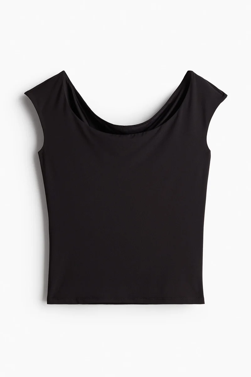 H&M Ballerina-neckline top