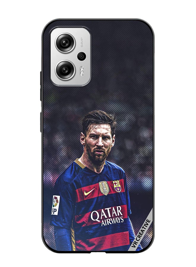 VR CREATIVE Protective Case Cover For Xiaomi Redmi Note 11T Pro Messi Design Multicolour