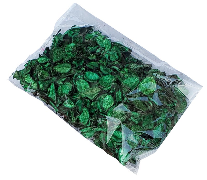 Pure Source India Unscented Dried Flowers Leaves Potpourri, 250 Gm, Green - Image 2