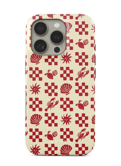 BURGA iPhone 16 pro Case, 2 Piece Hard Shell + TPU Silicone Interior, Shock Absorption, All Port Accessible, Raised Bezel For Screen & Camera Protection, Never Fading HQ Print,Ciao